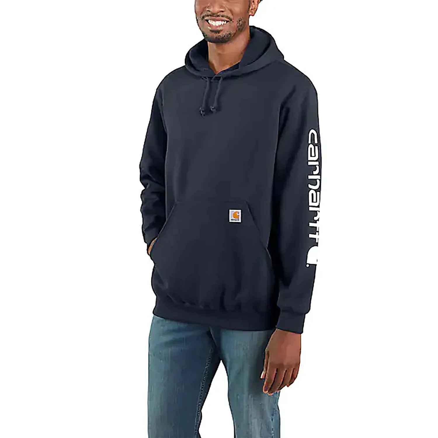 Men's Big and Tall Midweight Logo Hoodie K288 - Image 4