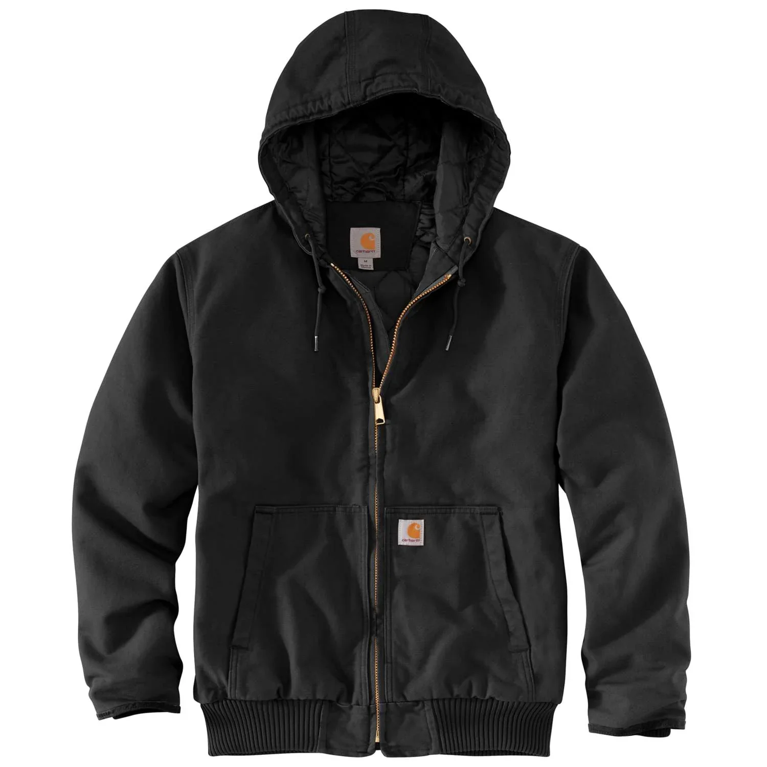 Men's Big and Tall Washed Duck Insulated Work Jacket 104050
