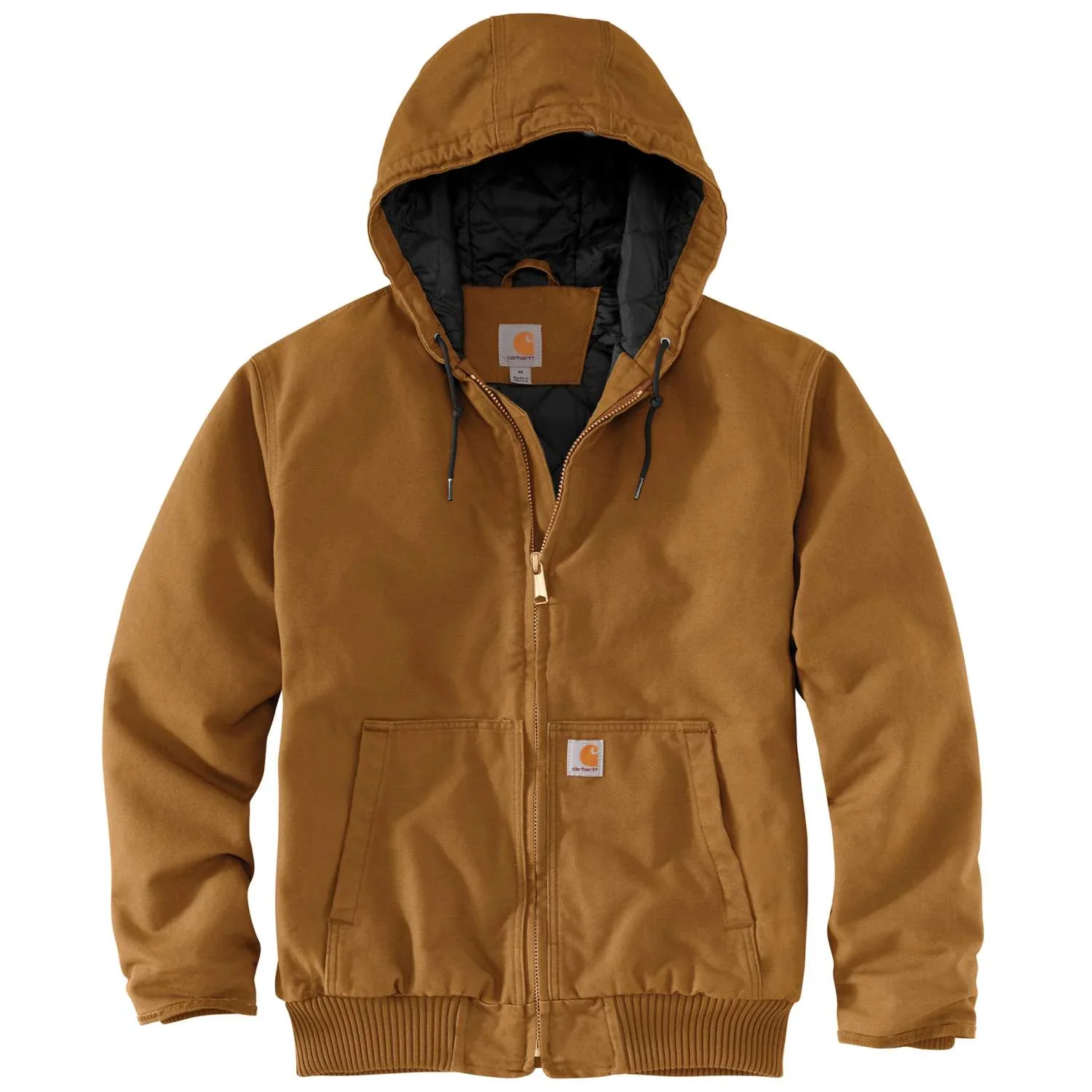 Men's Big and Tall Washed Duck Insulated Work Jacket 104050 - Image 2