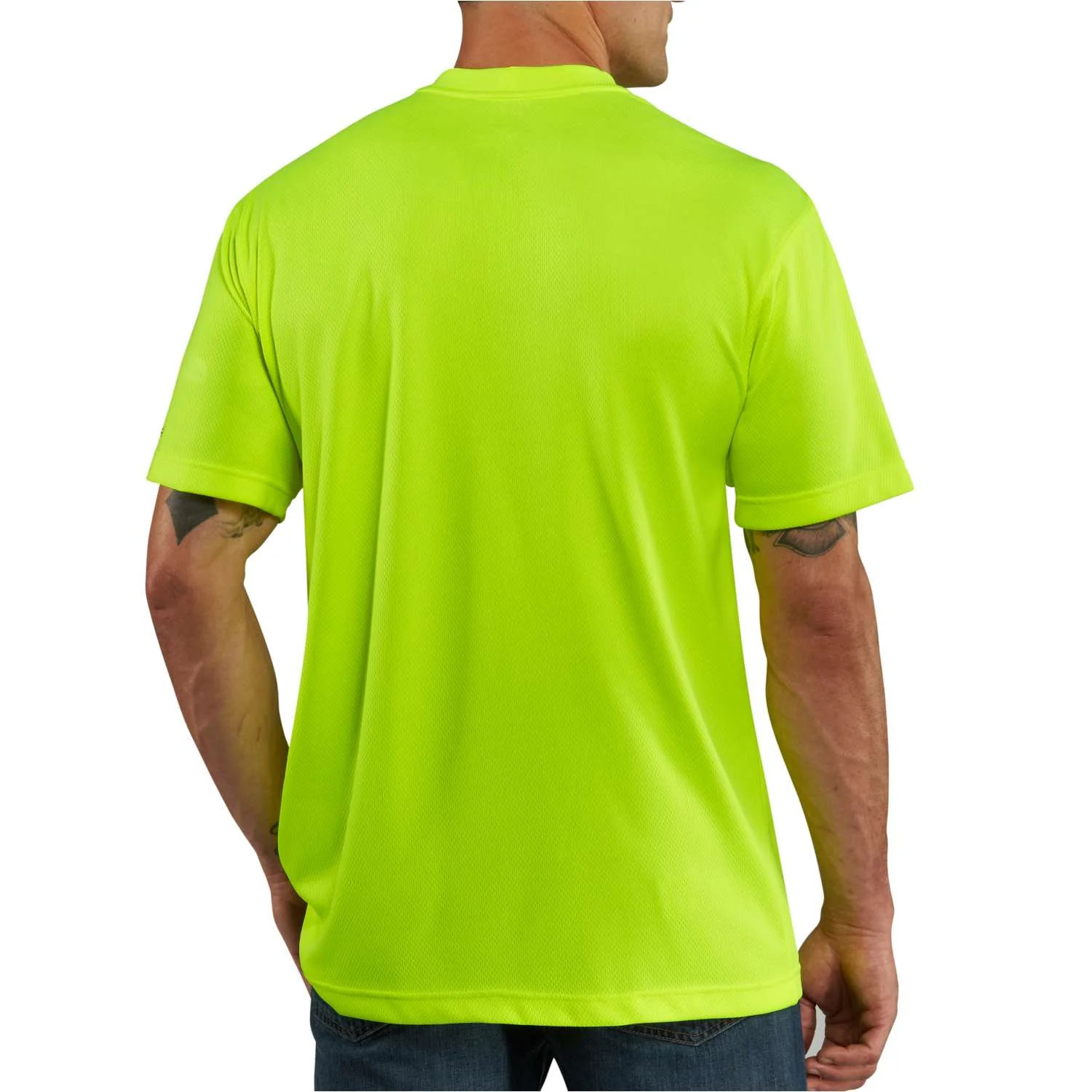 Men's Carhartt Force Color Enhanced High Visibility T-shirt 100493 - Image 2