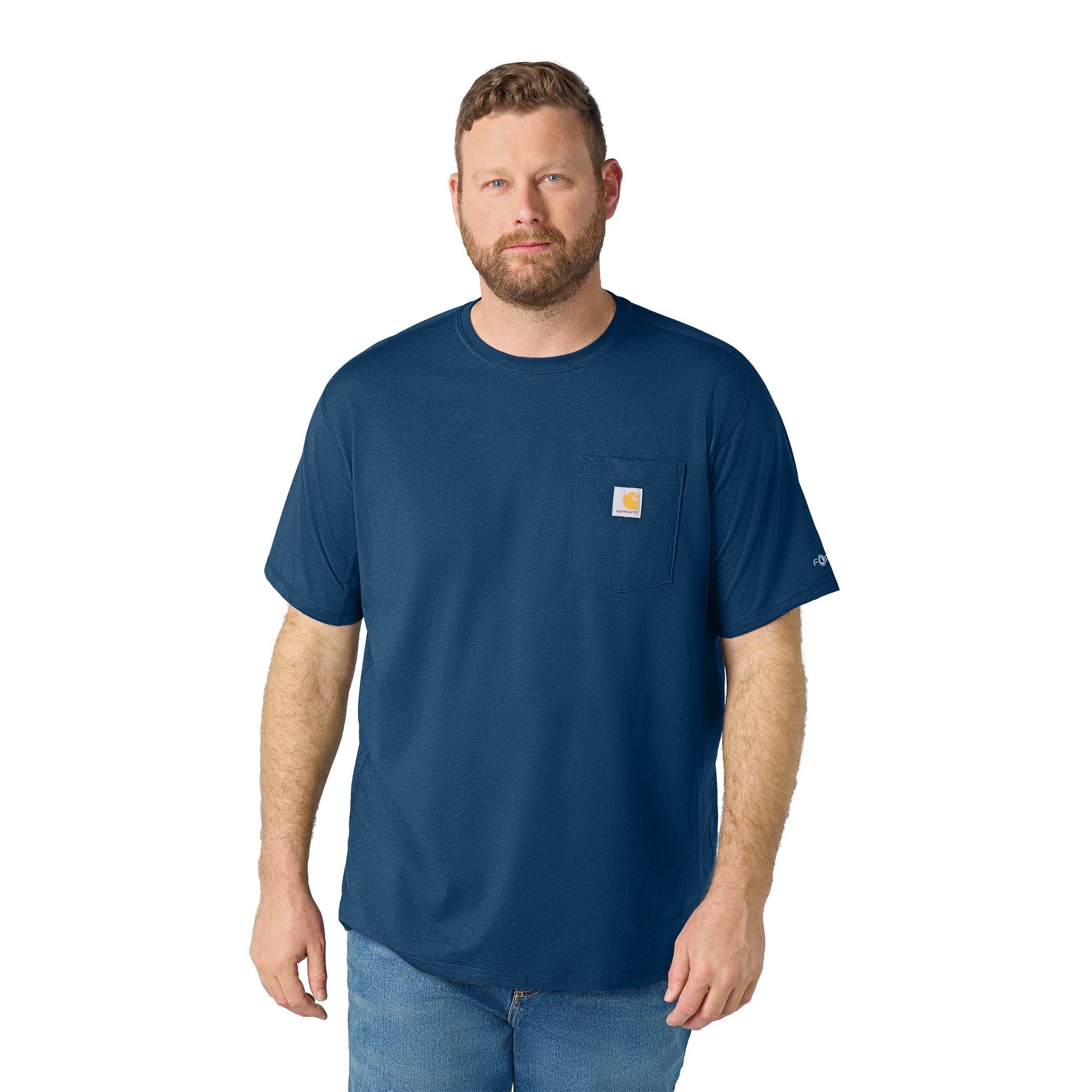 Men's Carhartt Force Short-Sleeve Pocket T-Shirt 106652 - Image 13