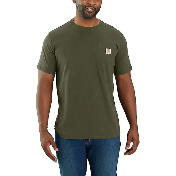 Men's Carhartt Force Short-Sleeve Pocket T-Shirt 106652 - Image 2