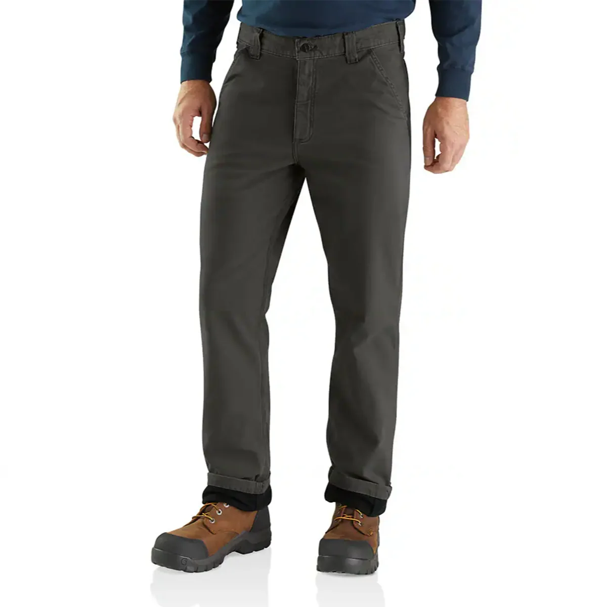 Men's Flannel Lined Relaxed Fit Rugged Flex Pants 103342 - Image 2