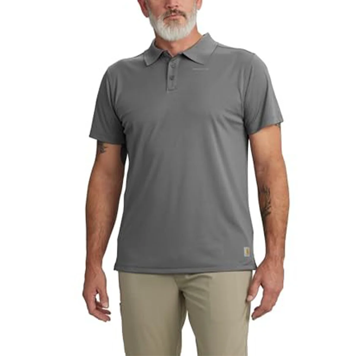 Men's Force Sun Defender Relaxed Fit Short-Sleeve Polo 106901