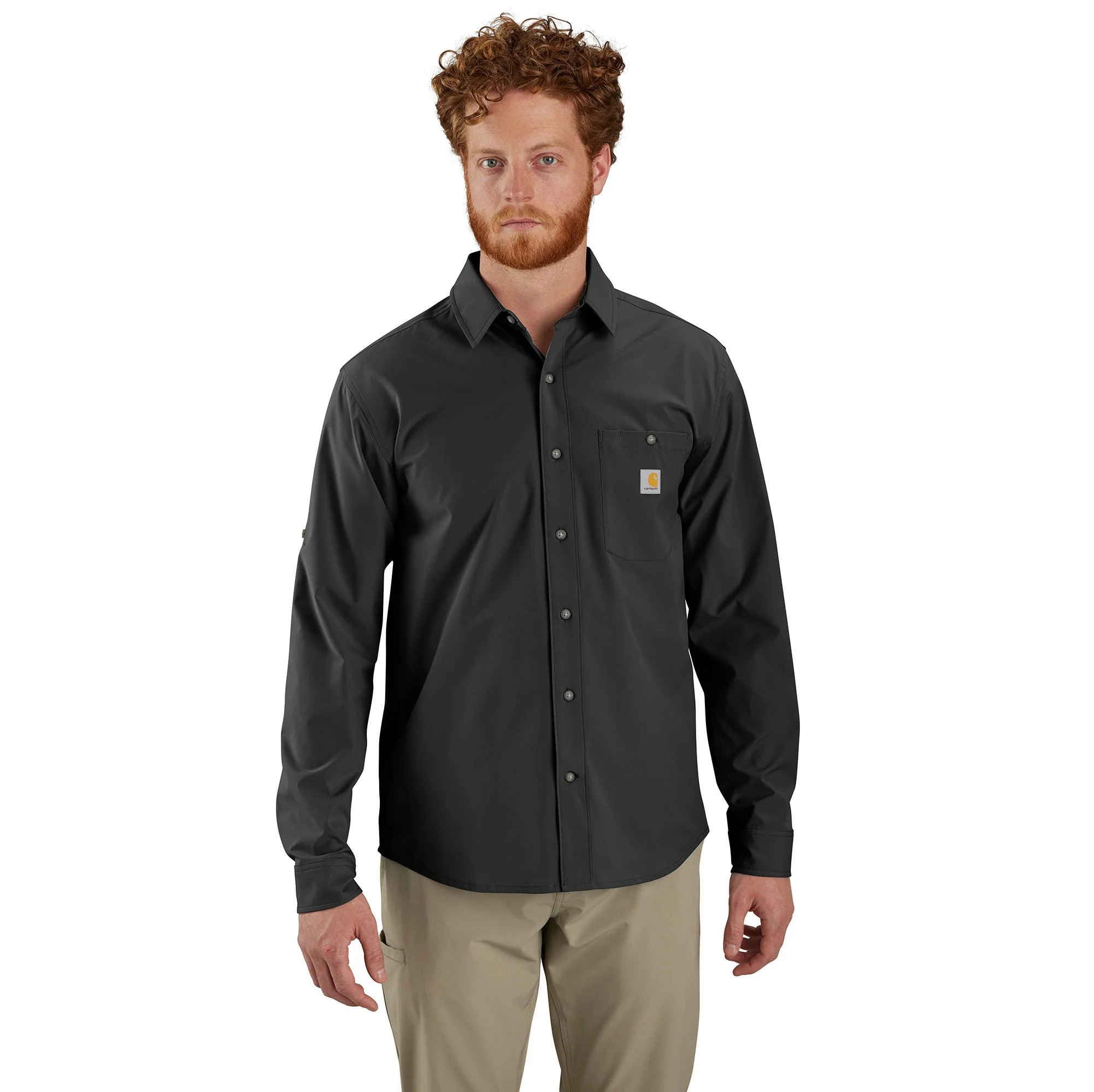 Men's Force Sun Defender Woven Relaxed Shirt 106552 - Image 3