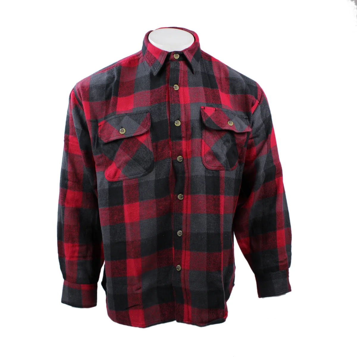 Men's Juneau Brawny Flannel Shirt 45518 - Image 5