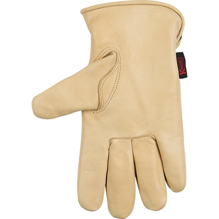 Men's Lined Grain Cowhide Driver Glove 98RL - Image 3