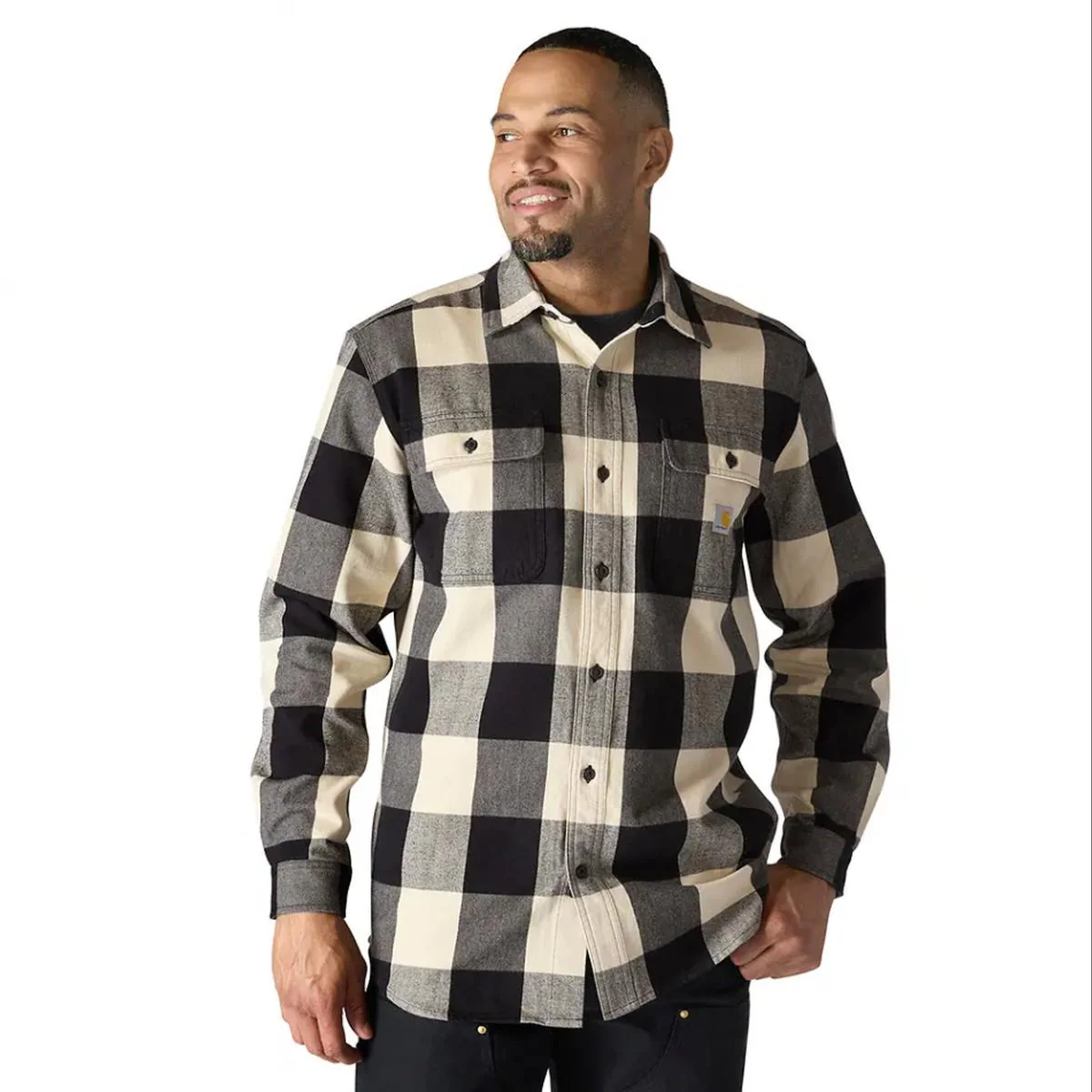 Men's Loose Fit Heavyweight Flannel Shirt 107013