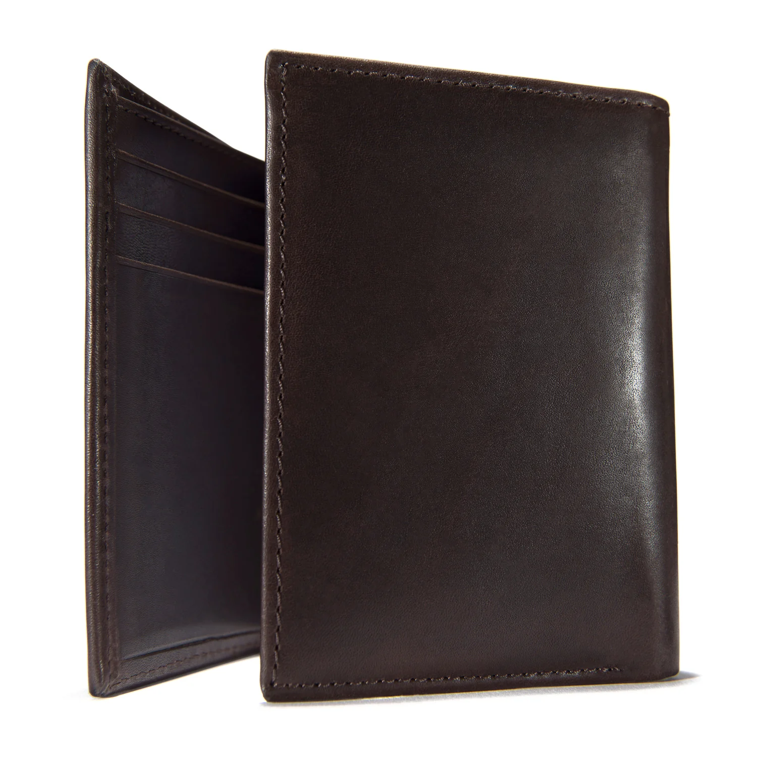 Men's Oil Tan Trifold Wallet B0000219 - Image 2