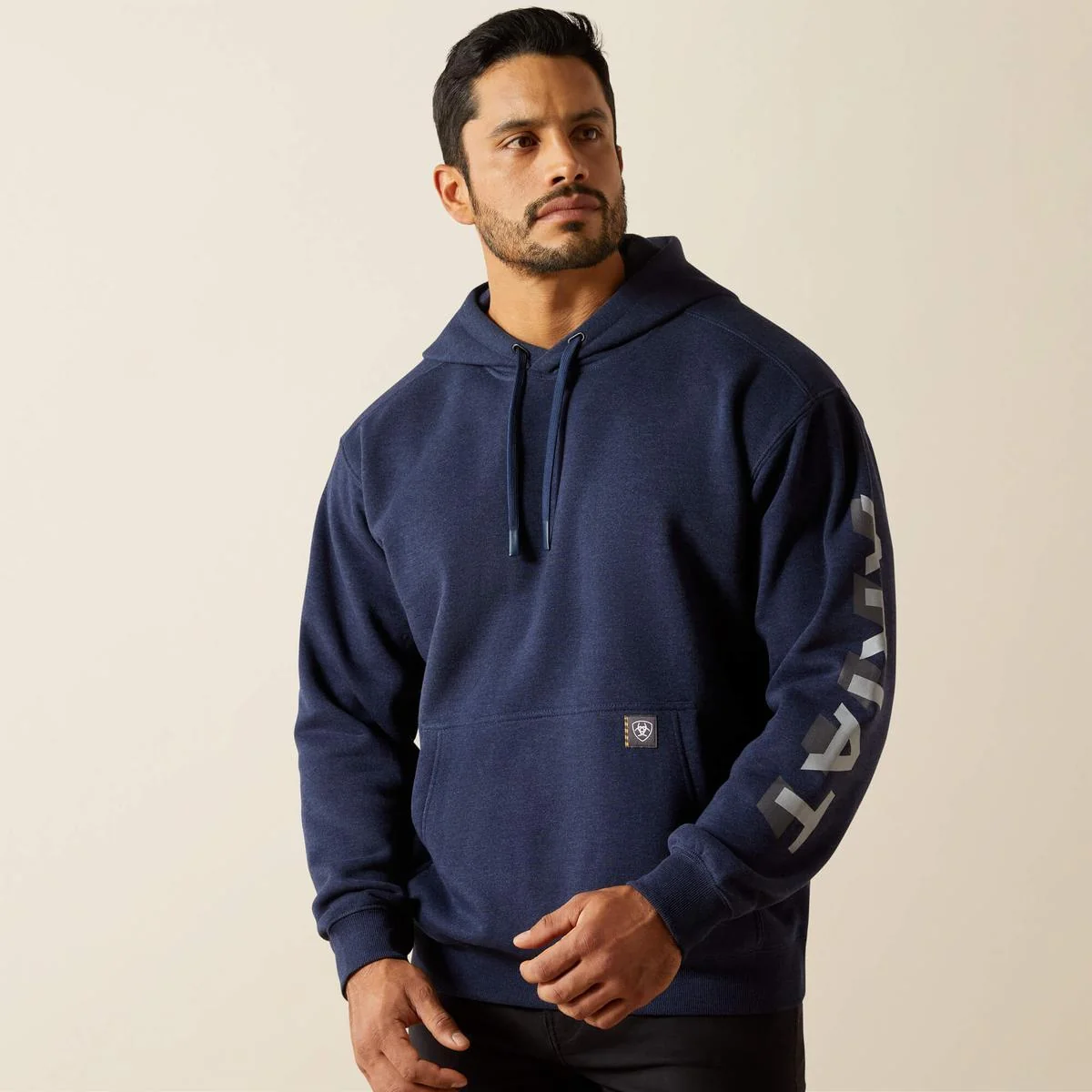 Men's Rebar Lightweight Logo Hoodie 10062709 - Image 3