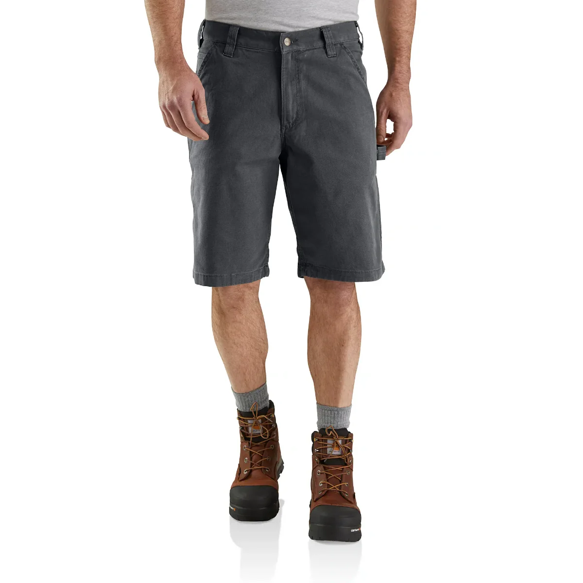 Men's Relaxed Fit Canvas Work Shorts 103652 - Image 2