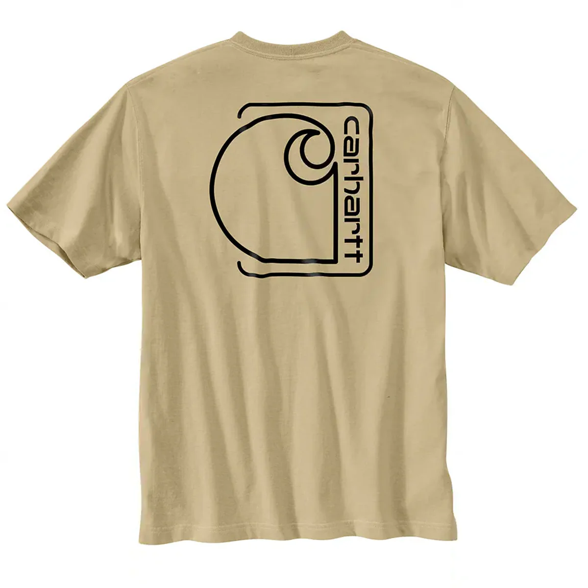 Men's Relaxed Fit Short-Sleeve Pocket C Graphic T-Shirt 106760 - Image 4