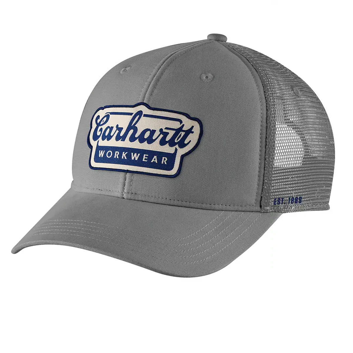 Men's Rugged Flex Mesh-Back Script Patch Cap 106738 - Image 3