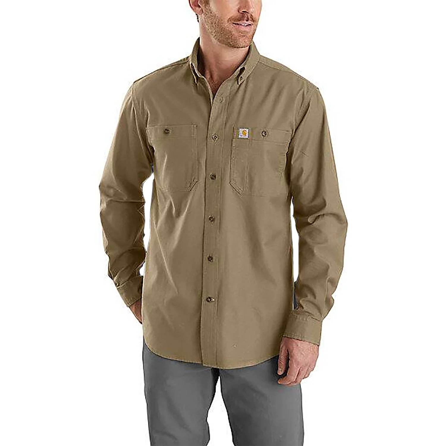 Men's Rugged Flex Rigby Long-Sleeved Shirt 103554 - Image 3