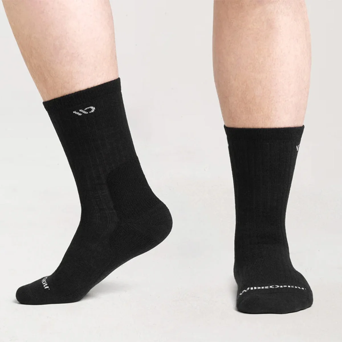 Men's Solid Cushioned Micro Crew Socks 9001 - Image 2