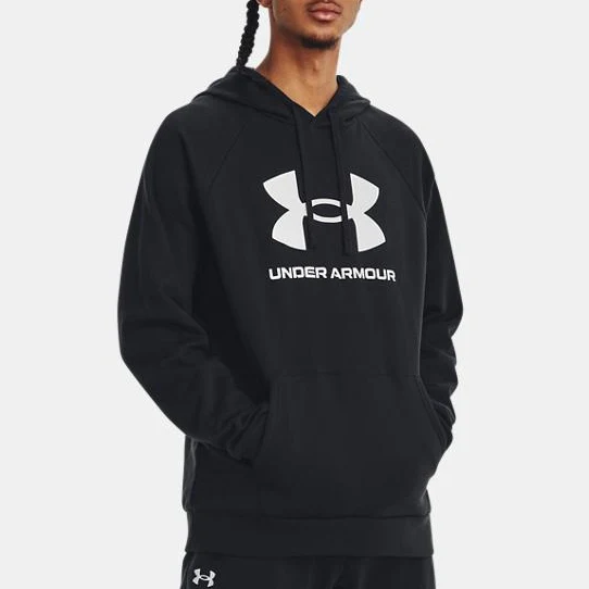 Men's UA Rival Fleece Logo Hoodie 1379758 - Image 2