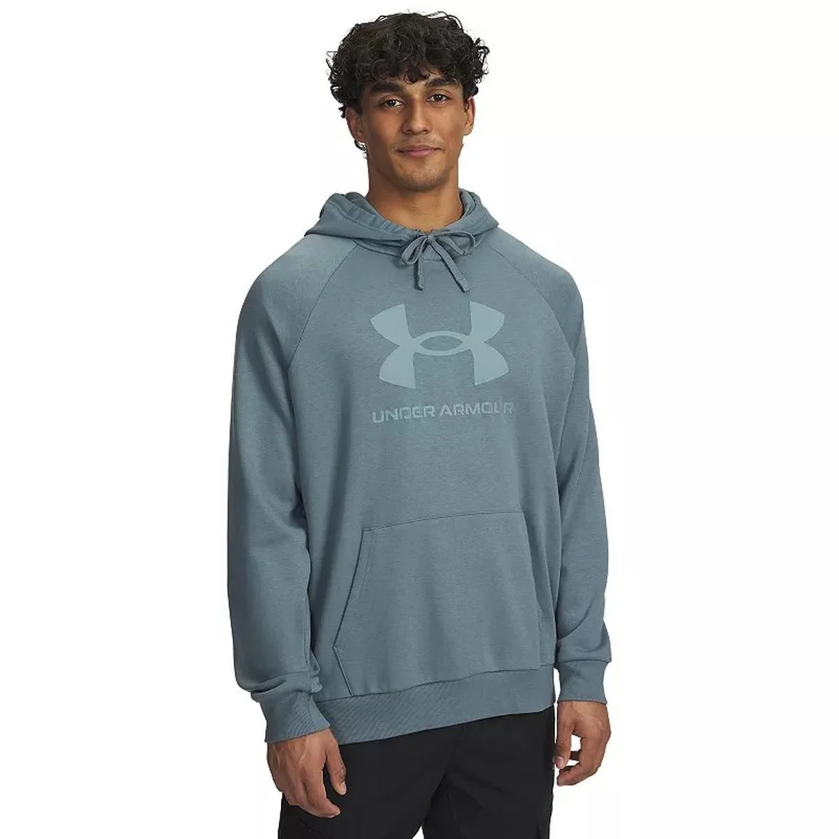 Men's UA Rival Fleece Logo Hoodie 1379758 - Image 3