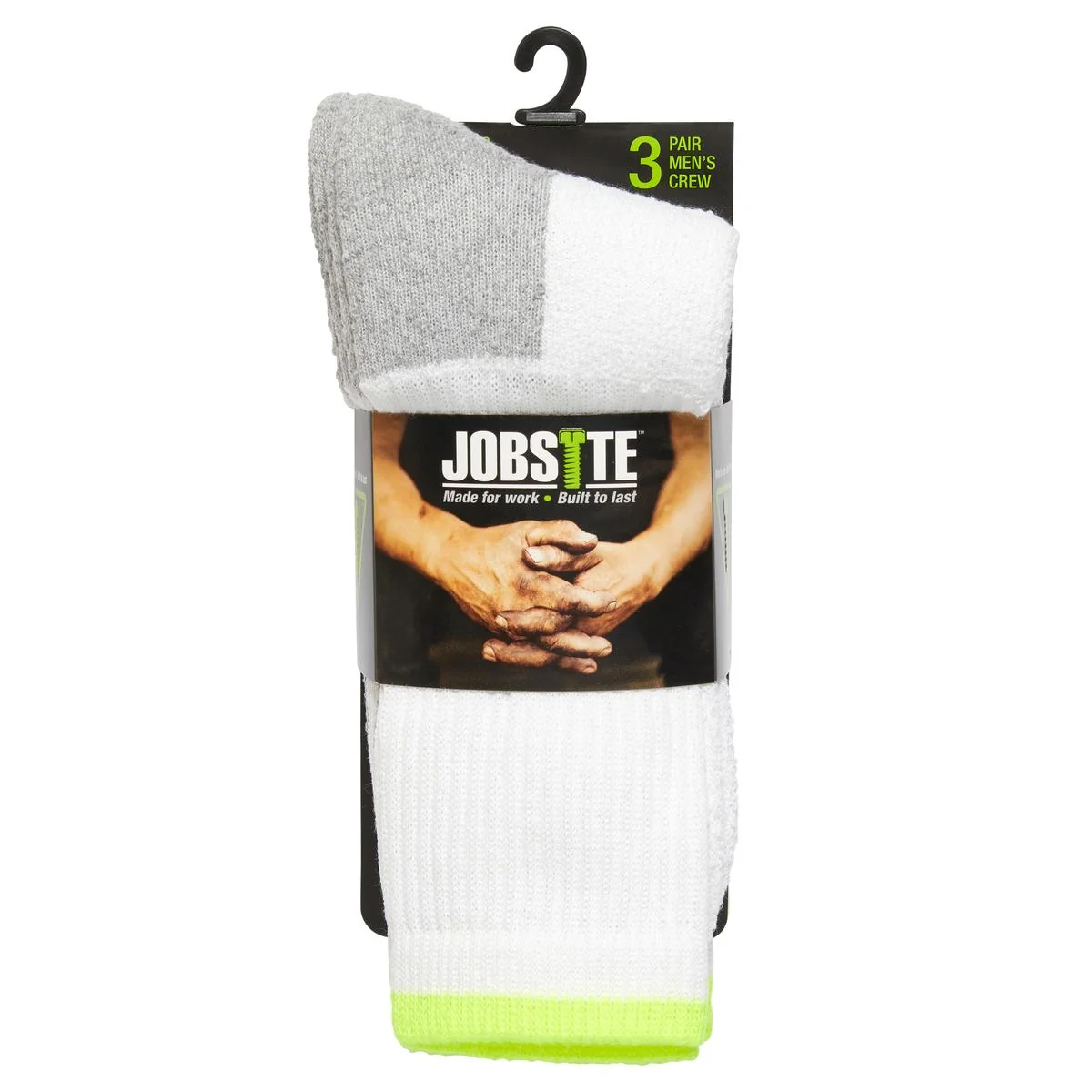 Men's Working Crew Socks 3 Pairs JS-400