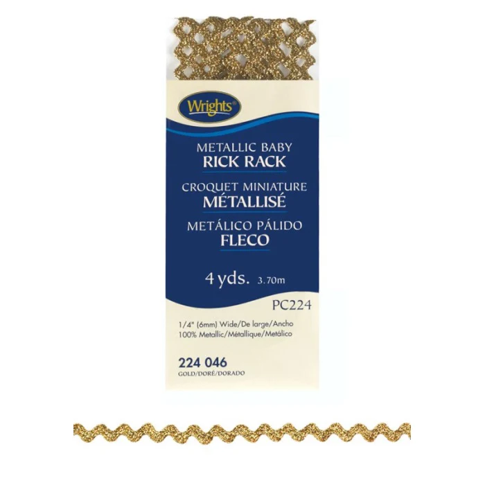 Metallic Baby Rick Rack 117224