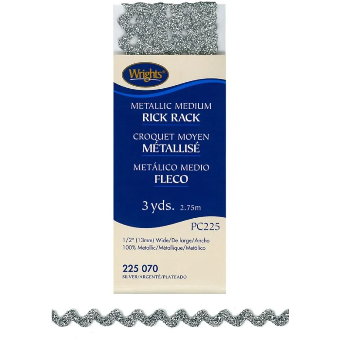 Metallic Medium Rick Rack 117225 - Image 2