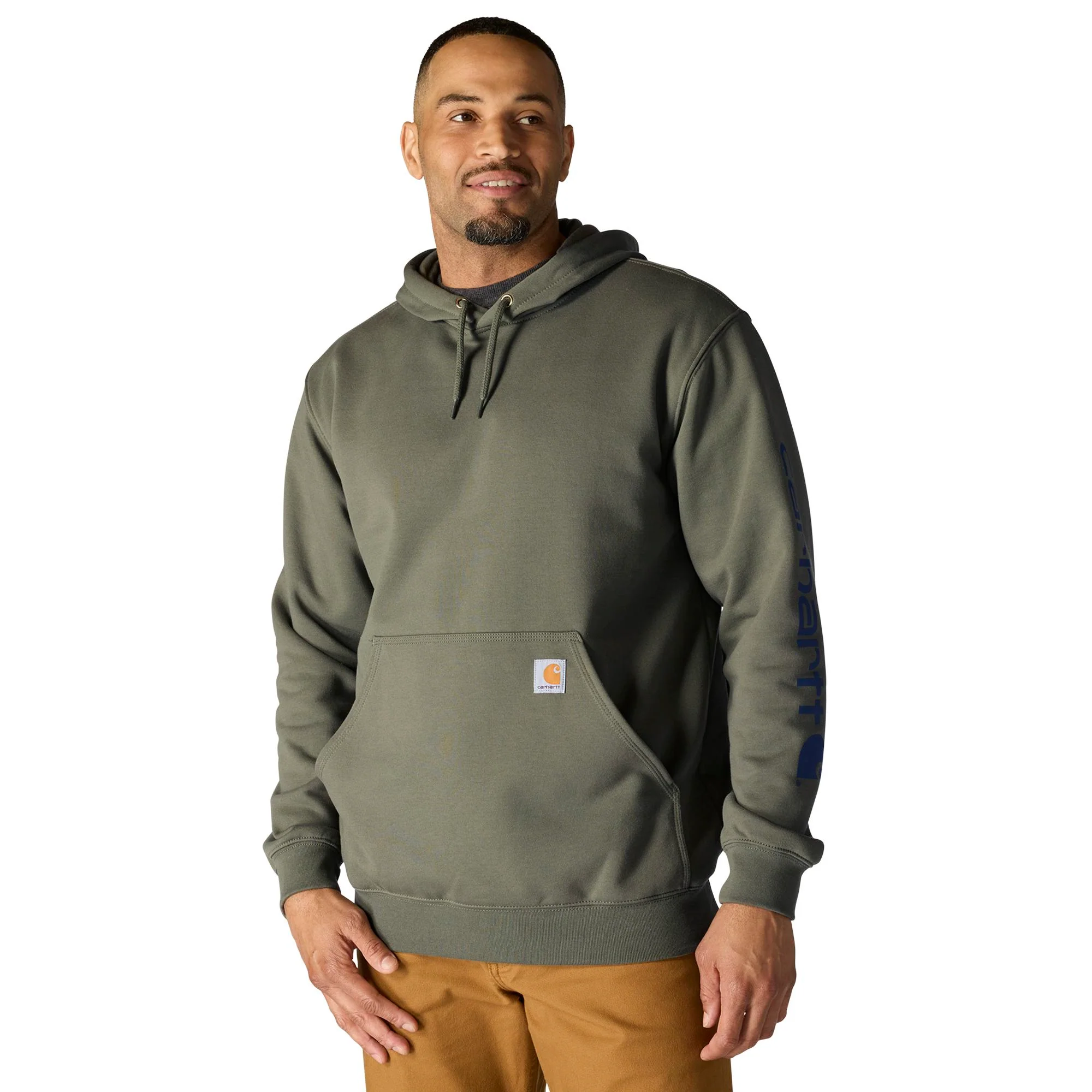Men's Midweight Logo Hoodie K288 - Image 9
