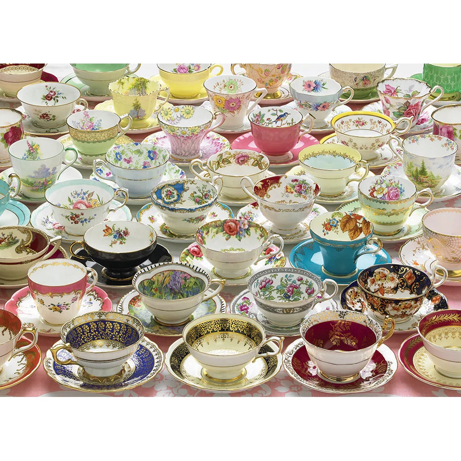 More Teacups Puzzle 80084 1000-piece