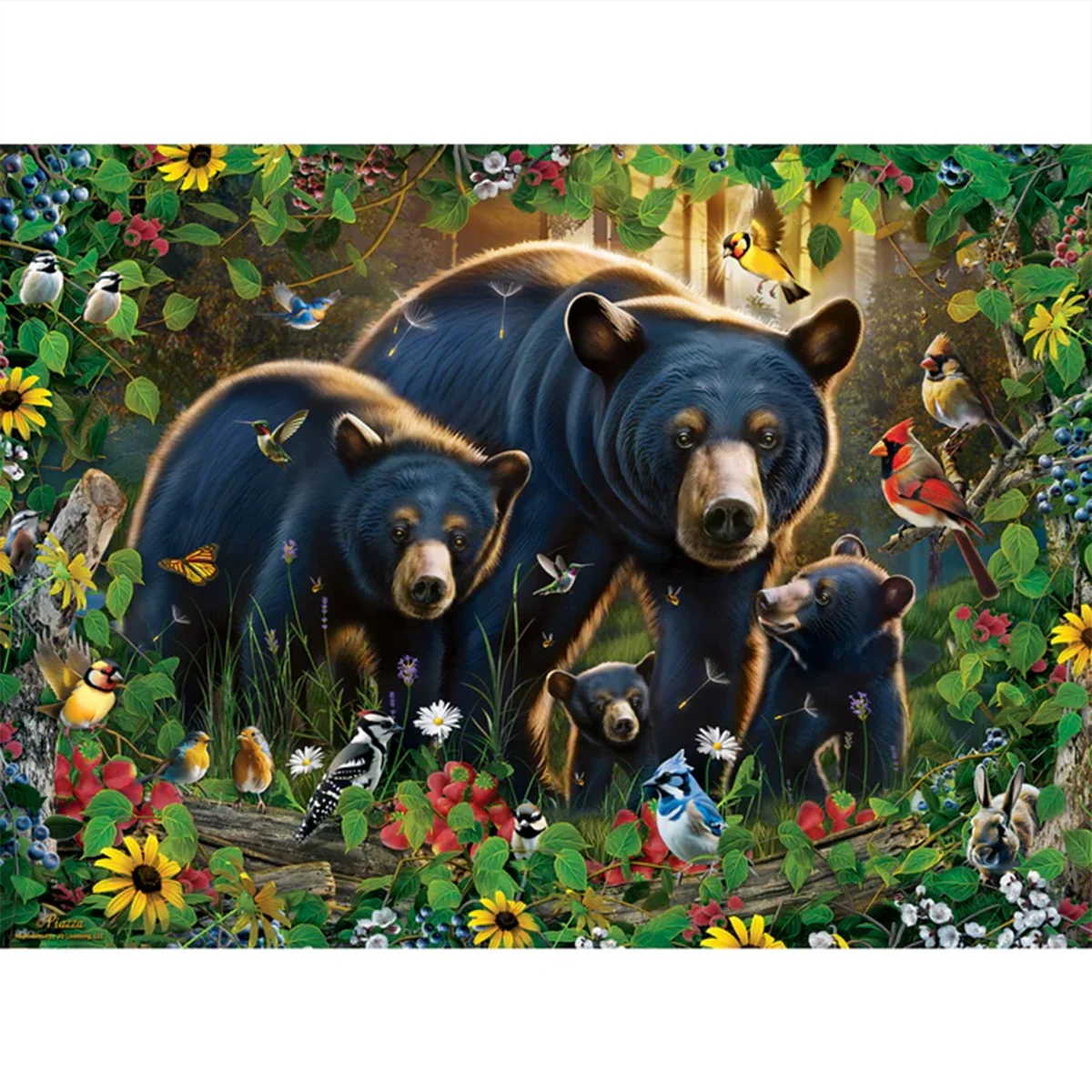 Mossy Oak Black Bears 100-PC Puzzle 12429 - Image 3