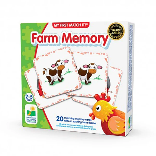 My First Match It! Farm Memory Game 052686 - Image 2