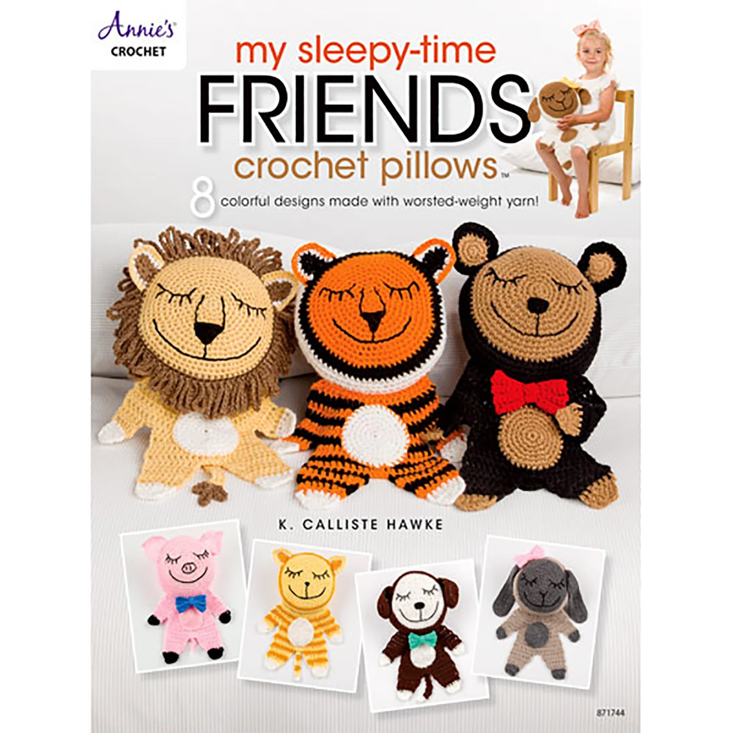 My Sleepy-Time Friends Crochet Pillows 8717441