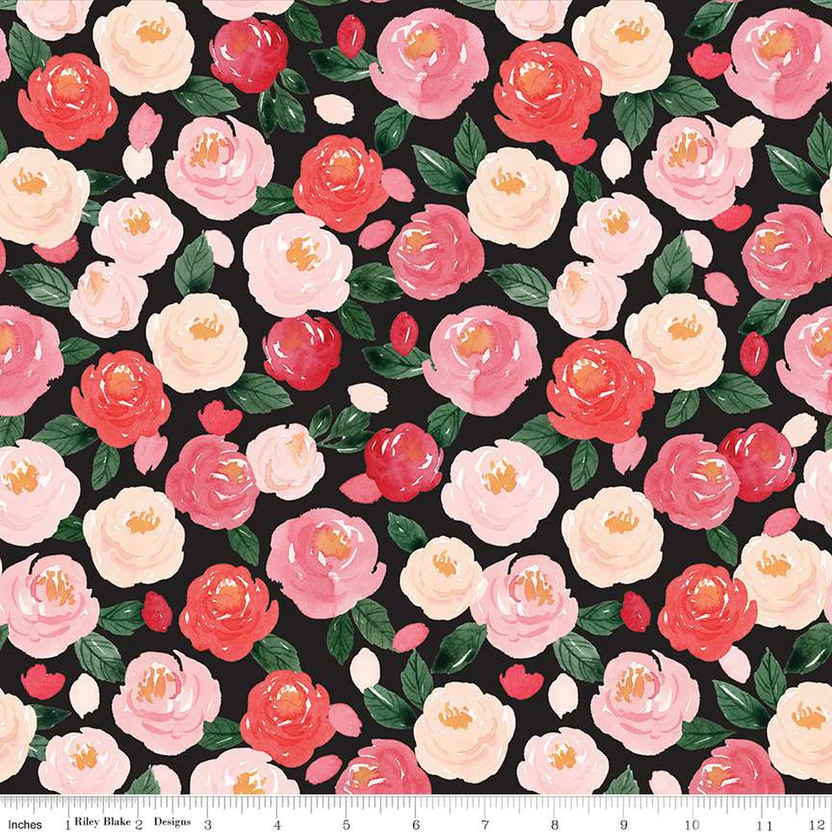 My Valentine Collection Roses Cotton Fabric C14150 - Image 3
