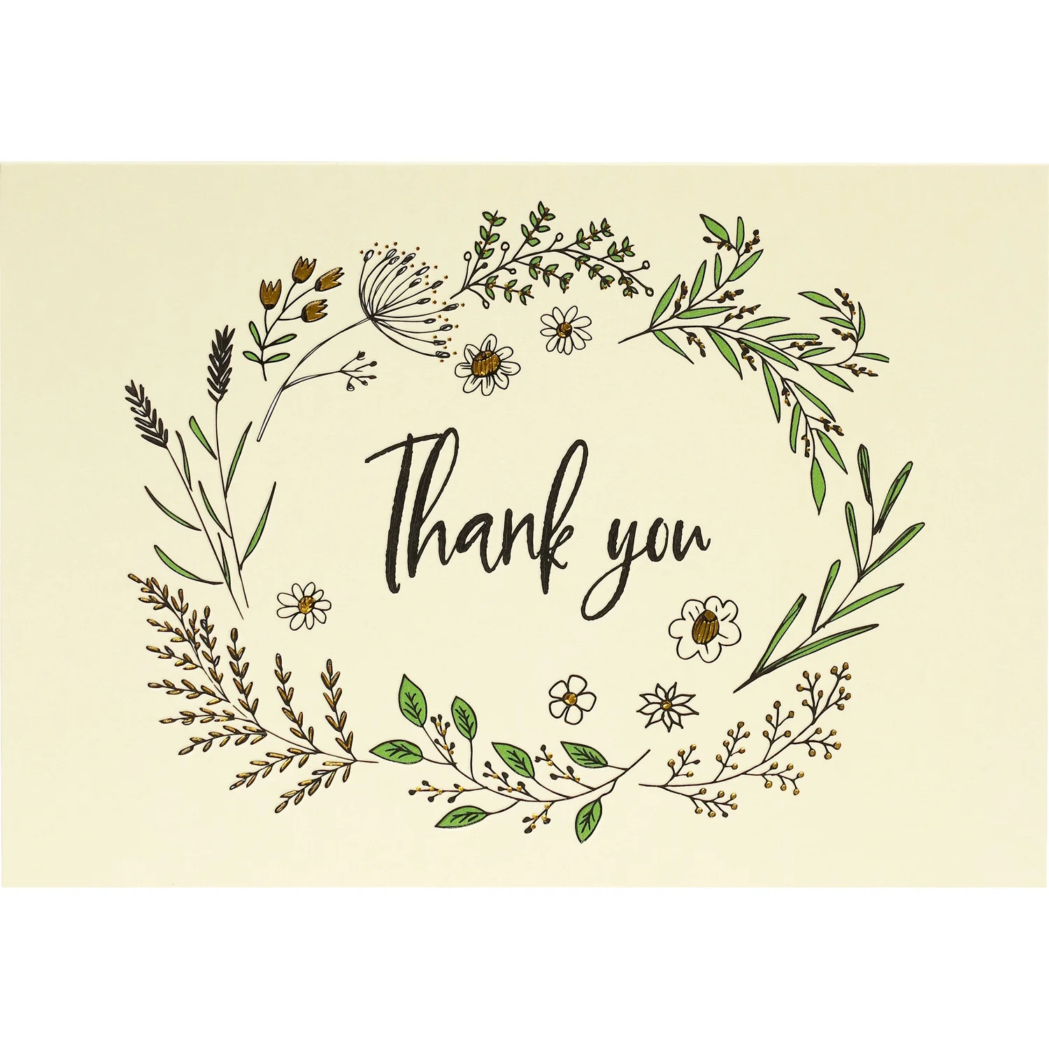 Native Botanicals Boxed Thank You Note Cards Set 334541