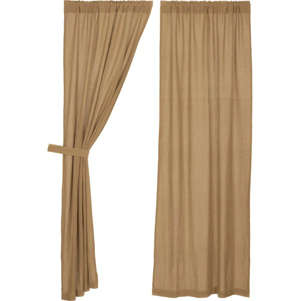 Natural Burlap Curtains 6174 - Image 2