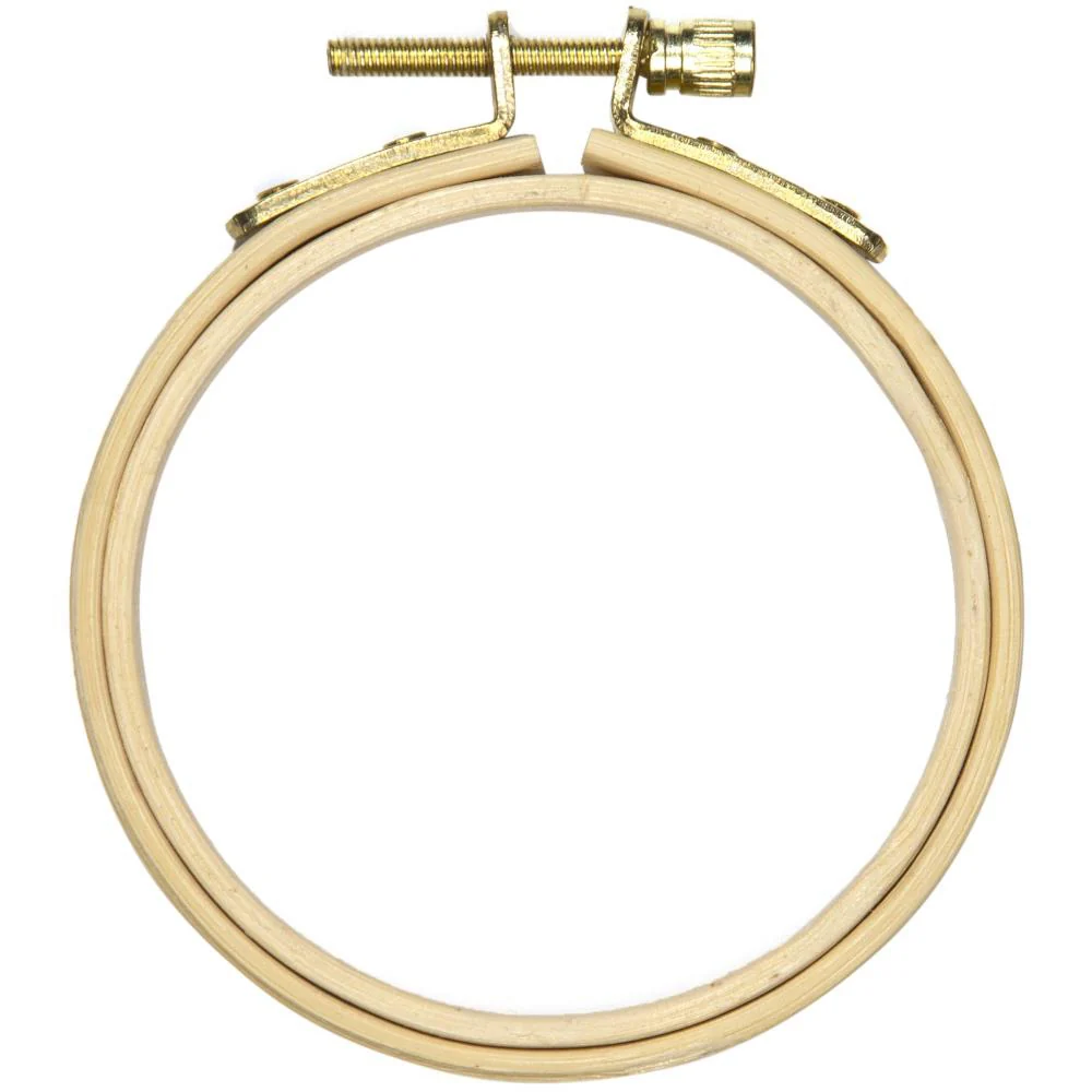 Natural Wooden Embroidery Needlework Hoop