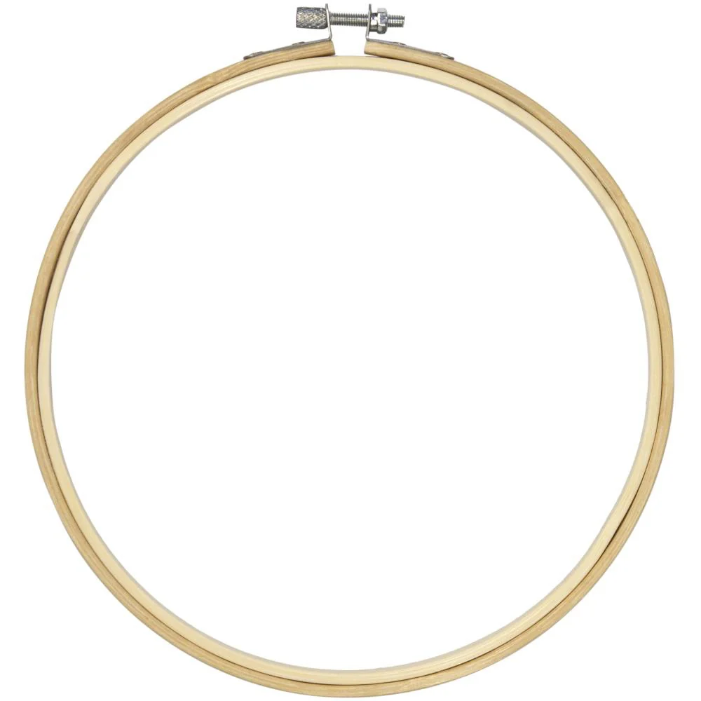 Natural Wooden Embroidery Needlework Hoop - Image 5