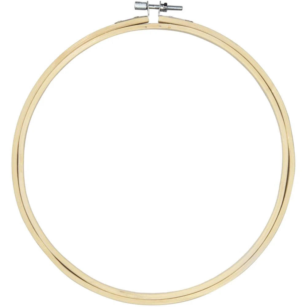 Natural Wooden Embroidery Needlework Hoop - Image 6