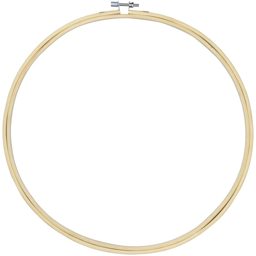 Natural Wooden Embroidery Needlework Hoop - Image 9
