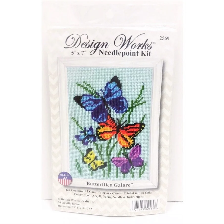 Needlepoint Butterfly Kit 2569 - Image 2