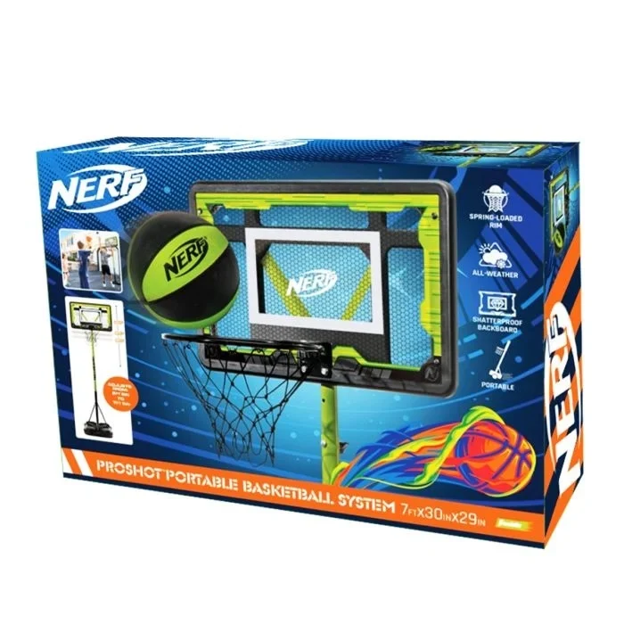 Nerf Proshot 30" Portable Basketball Hoop 92093 - Image 3