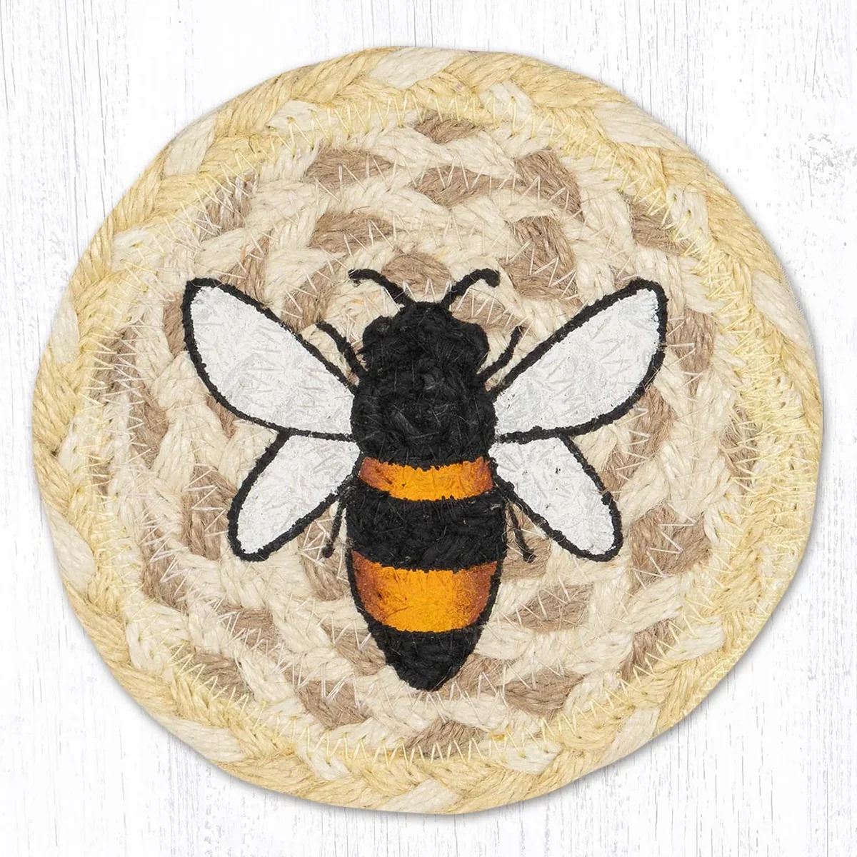 Novelty Coaster- Braided Jute 5-inch - Image 11