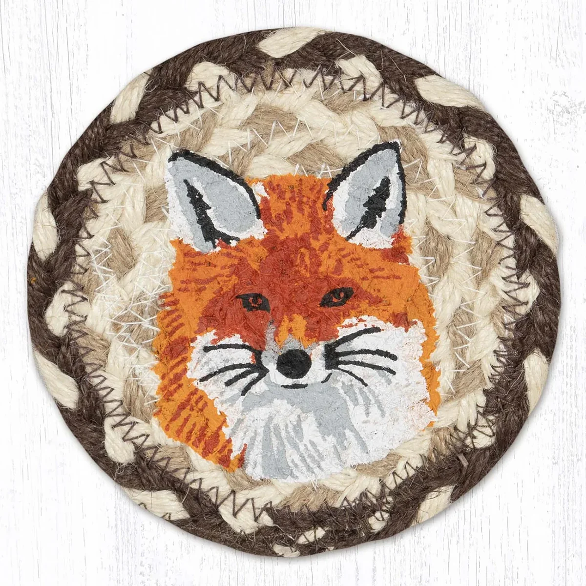 Novelty Coaster- Braided Jute 5-inch - Image 14