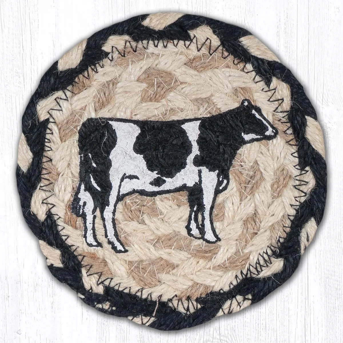 Novelty Coaster- Braided Jute 5-inch - Image 15