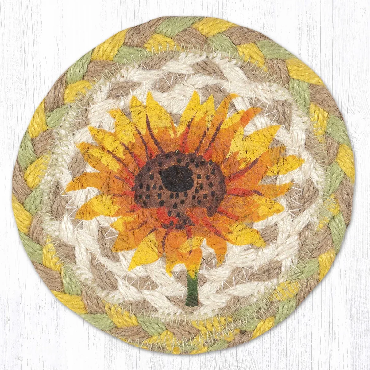 Novelty Coaster- Braided Jute 5-inch - Image 18