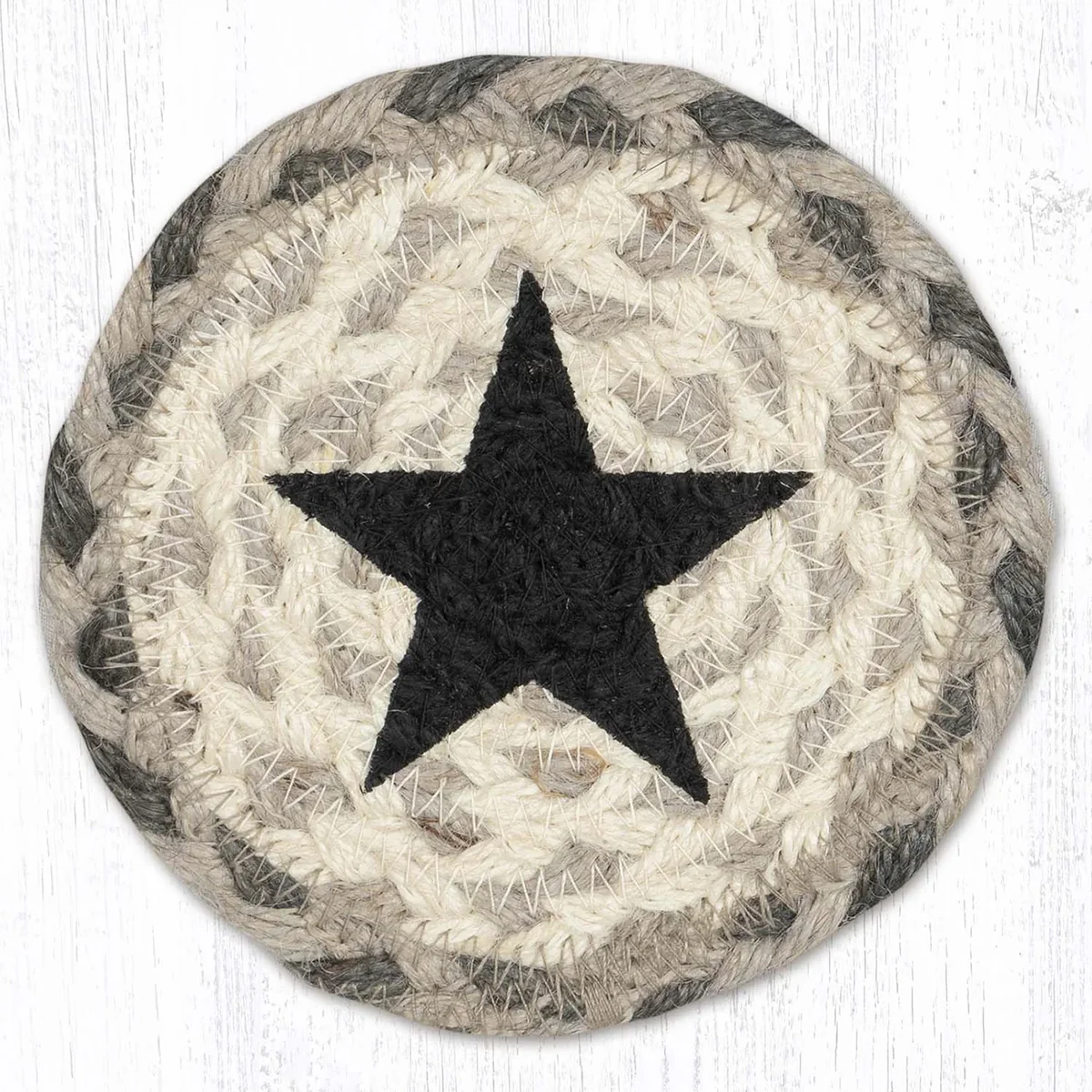 Novelty Coaster- Braided Jute 5-inch - Image 19