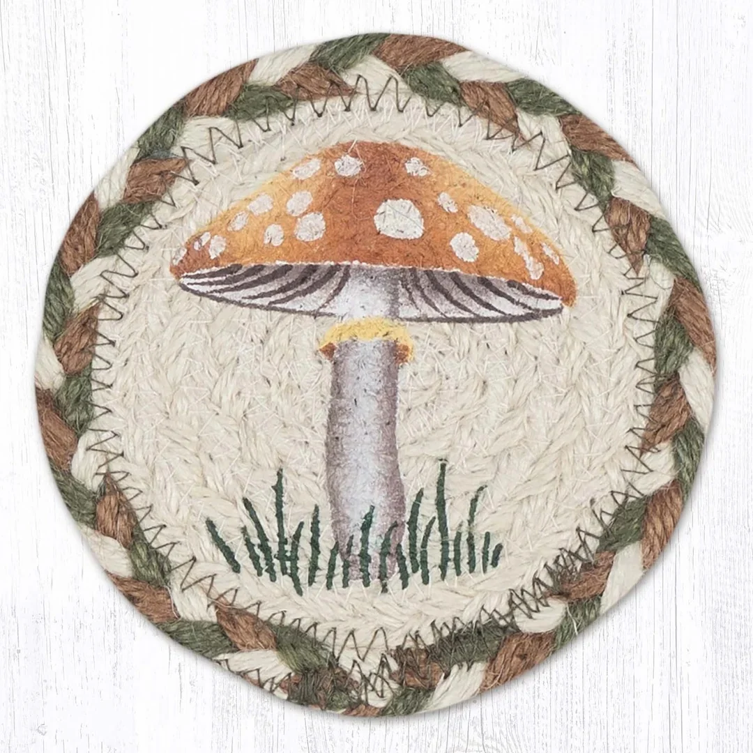 Novelty Coaster- Braided Jute 5-inch - Image 21