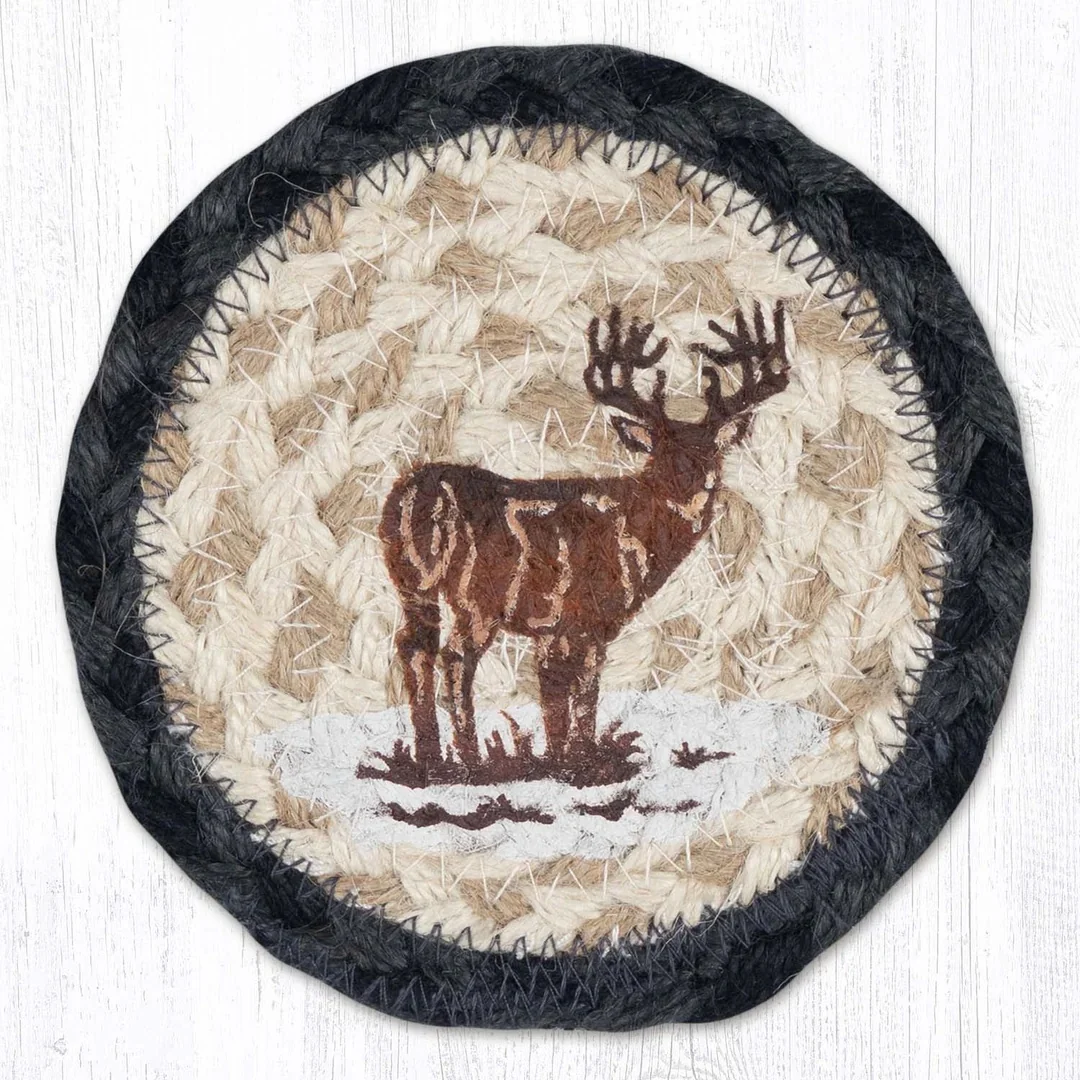 Novelty Coaster- Braided Jute 5-inch - Image 25