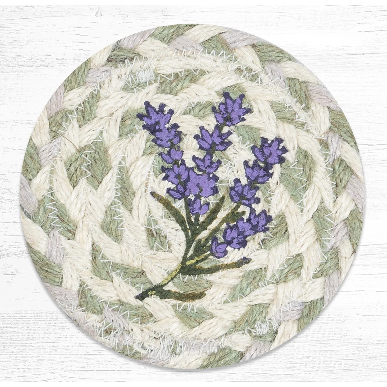 Novelty Coaster- Braided Jute 5-inch - Image 7