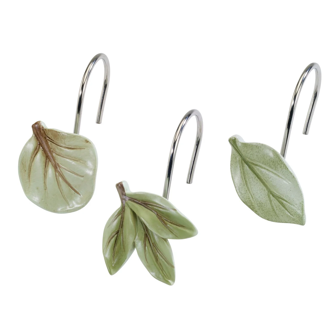 Ombre Leaves Shower Hooks 13933G