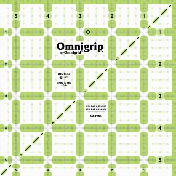 Omnigrip Non-Slip Square Quilt Rulers RN - Image 2