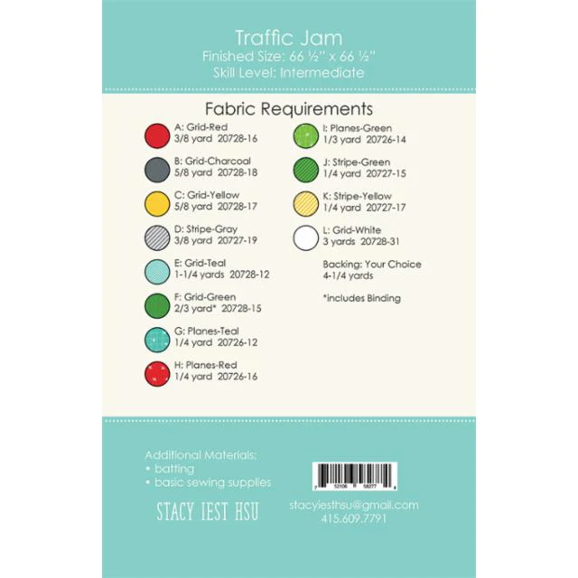 On the Go Traffic Jam Quilt Pattern SIH051 - Image 2