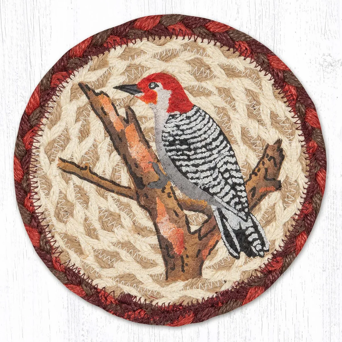 Oversized Braided Jute Coaster LC - Image 5